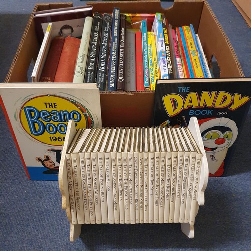 83 - Potter (Beatrix), The Works of, with a bookstand, a 1968 Dandy annual, assorted other annuals, and o... 