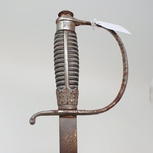 187 - A German Third Reich policeman's sword, with a scabbard, 96 cm long