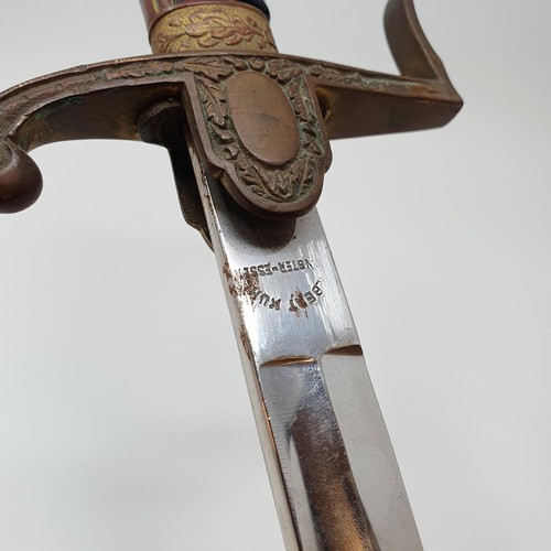 189 - A German Third Reich Army Officer's sword, with a scabbard, 100 cm