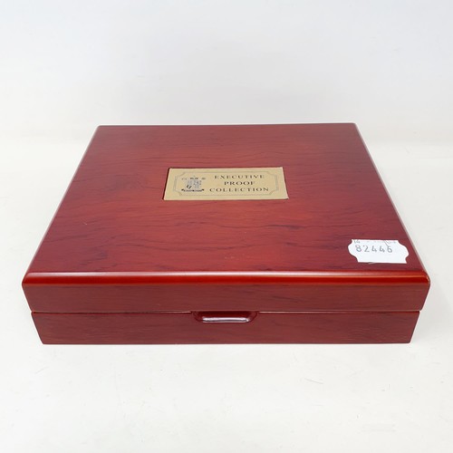 222 - A Royal Mint Executive Proof collection, 2007, and another 2005, both cased (2)