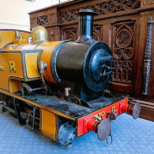 88 - A 7 inch gauge 0-4-0 scratch built live steam locomotive, in mustard livery, Welshpool and Llanfair ... 