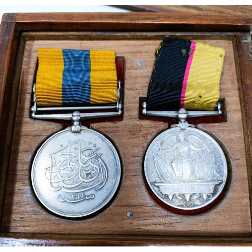 153 - A pair of medals, awarded to 3953 Pte C Douglas D Company 1st Lincolnshire Regiment, comprising a Qu... 