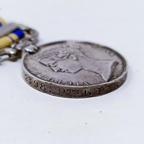 170 - A South Africa Medal, with 1879 clasp, awarded to 2398 Pte G Perkes 2 24th Foot