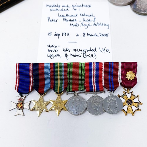 174 - On instructions of the family: A group of seven medals awarded to Lieutenant Colonel Peter Pender-Cu... 