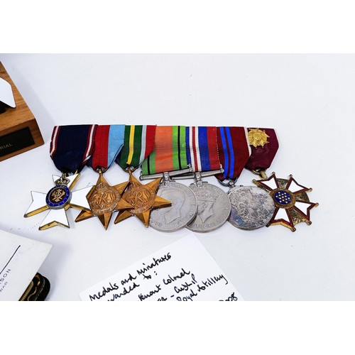 174 - On instructions of the family: A group of seven medals awarded to Lieutenant Colonel Peter Pender-Cu... 