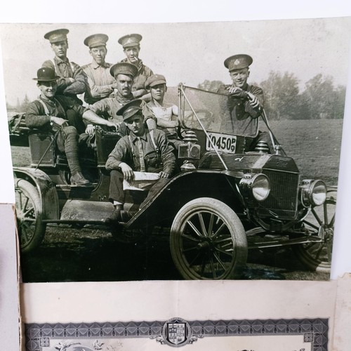 145 - A WWI Trio, with 1914-15 Star, awarded to 9762 Pte J J Beatty, 3/Can Inf, with silver memorial cross... 