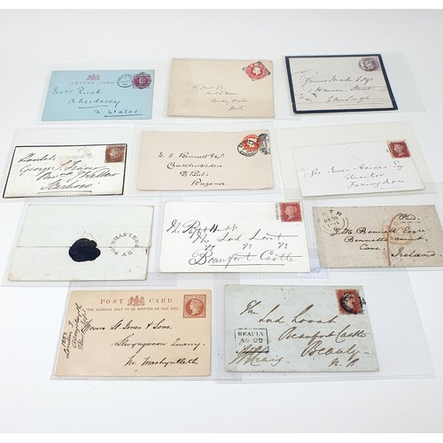 277 - A group of postal history, including addressed to the Lord Lovat, at Beaufort Castle, Beauly