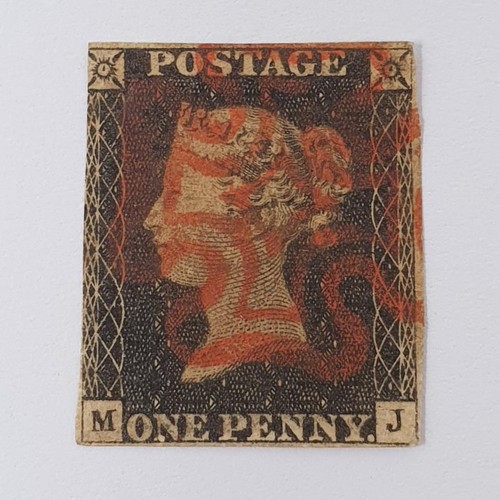 278 - A small stock book of GB stamps, QV onwards, including a penny black, with a red Maltese cancellatio... 