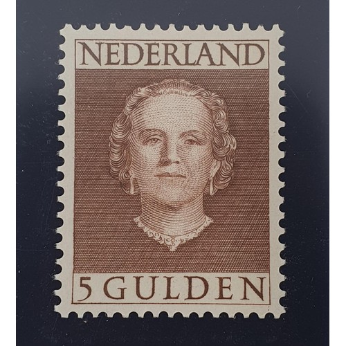 303 - Netherlands- 1949 Queen Juliana definitive 5g brown, very fine well centred u/m example, cat. £700