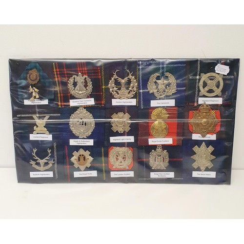 184 - Assorted Scottish military badges