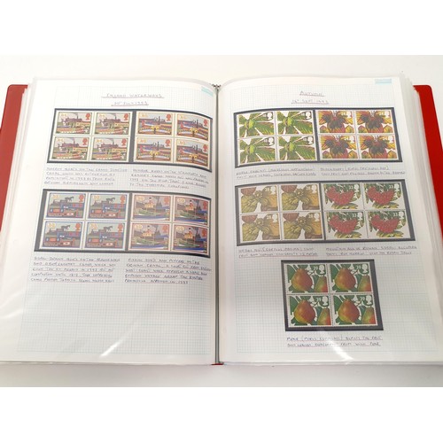 329 - An album of Royal Mail commemoratives, in blocks and sheets