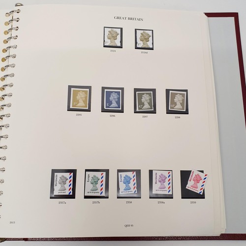 339 - An album of GB, Scotland, Jersey, Wales and other stamps