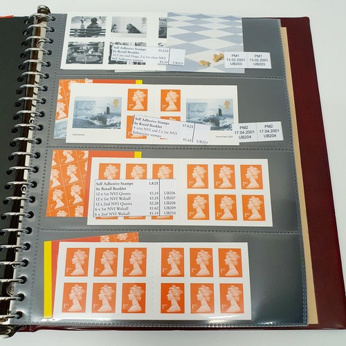 342 - An album of Royal Mail stamp booklets