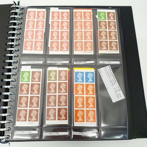 346 - An album of Royal Mail stamp booklets, and Christmas booklets