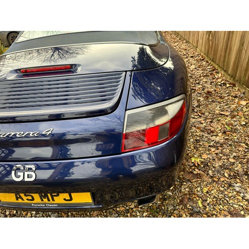 46 - 2000 Porsche 911 (996) Carrera 4 Cabriolet
Registration number X795 XFX
Chassis number WP0ZZZ99Z1S60... 