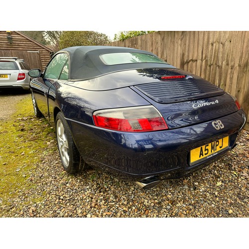 46 - 2000 Porsche 911 (996) Carrera 4 Cabriolet
Registration number X795 XFX
Chassis number WP0ZZZ99Z1S60... 