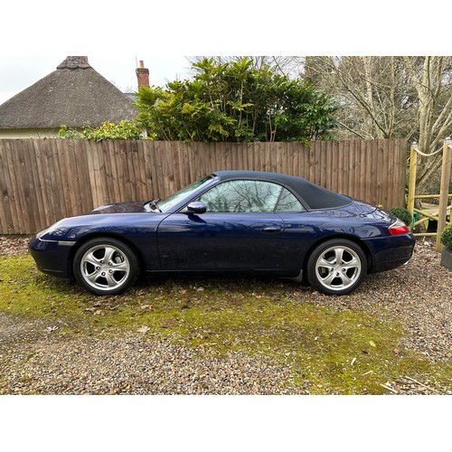 46 - 2000 Porsche 911 (996) Carrera 4 Cabriolet
Registration number X795 XFX
Chassis number WP0ZZZ99Z1S60... 