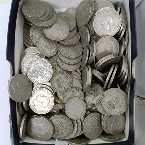 228 - Assorted pre-decimal coins (box)