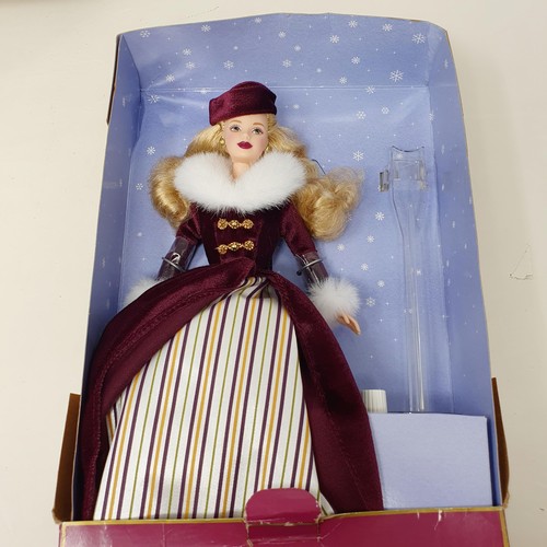 106 - A limited edition Barbie, Victorian Ice Skater, boxed, and Winter Rhapsody, boxed (2)