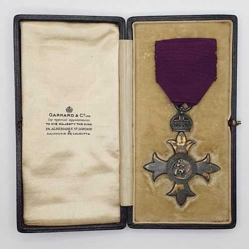 127 - On instructions of the family - The Smith Family Medals and Items: The OBE, awarded to Robert James ... 