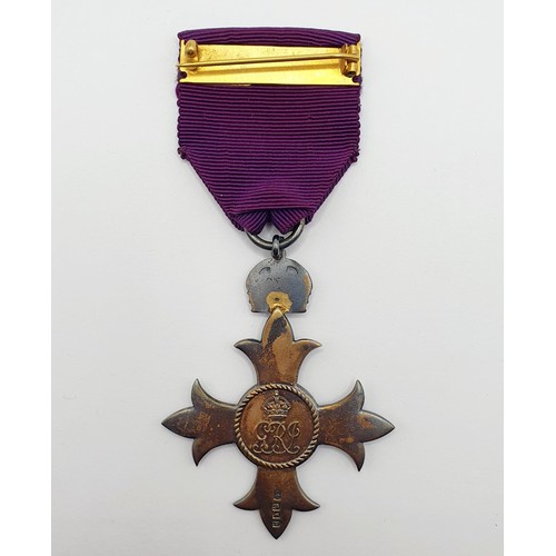 127 - On instructions of the family - The Smith Family Medals and Items: The OBE, awarded to Robert James ... 