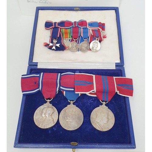 130 - On instructions of the family - The Smith Family Medals and Items: The group of medals awarded to Mi... 