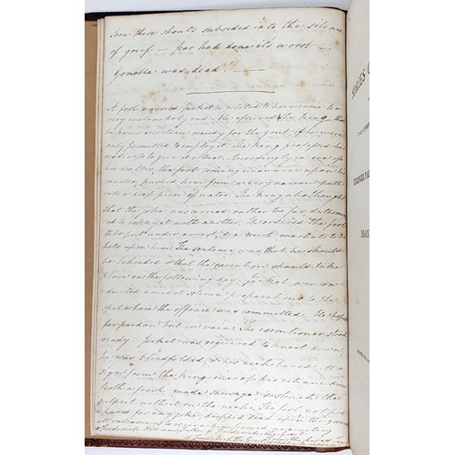 196 - A handwritten account, of the Battle of Waterloo, on the frontispiece of Baillie (Joanna), A Series ... 