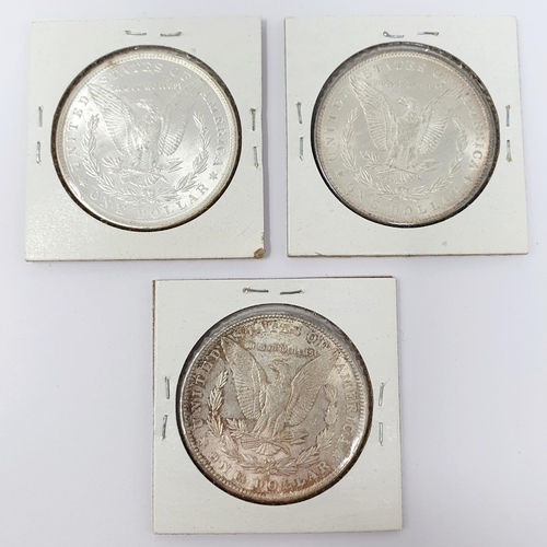 237 - A USA Morgan $1, 1880 (S) and two others, 1883 and 1886 (3)