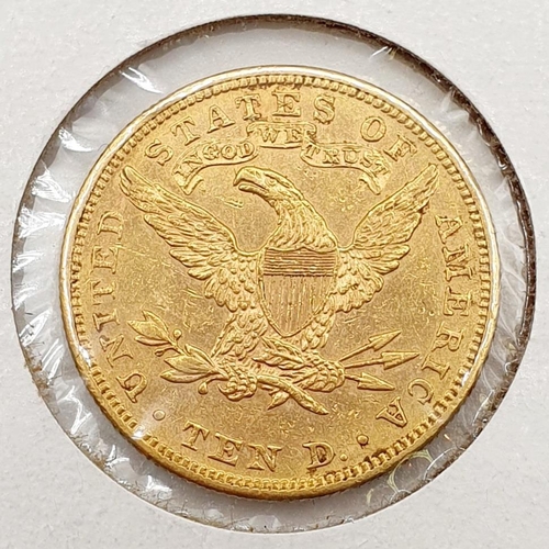 248 - A USA Liberty head gold $10, 1893