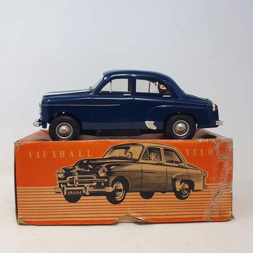 71 - An electric model of a Vauxhall Velox (boxed) and an Outlaw miniature antique firearm set (boxed) (2... 