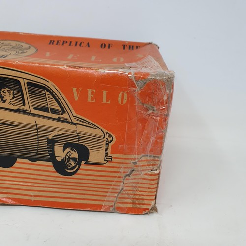 71 - An electric model of a Vauxhall Velox (boxed) and an Outlaw miniature antique firearm set (boxed) (2... 