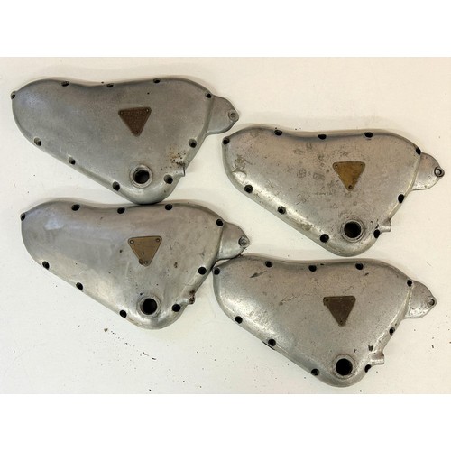 Assorted Triumph motorcycle transmission cases (box)