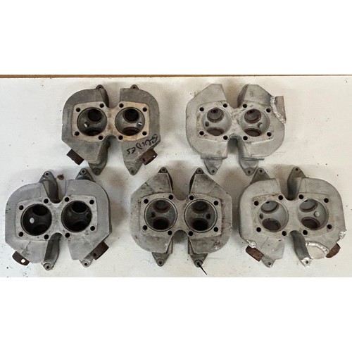 Assorted Triumph motorcycle cylinder heads (5)