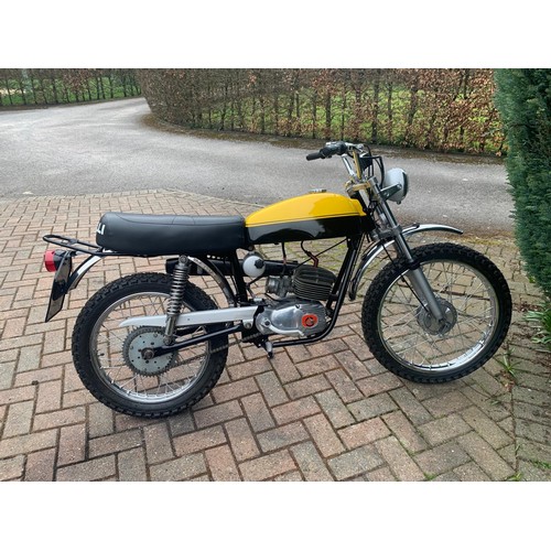 1972 Garelli Tiger Cross Frame number EZ07215 Engine number Not