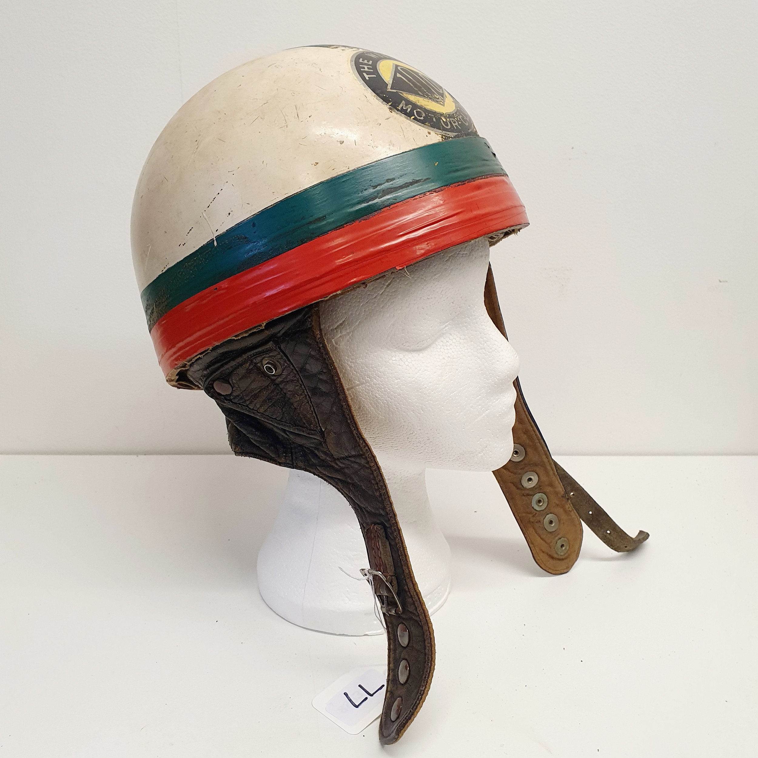 A Cromwell pudding basin helmet, The Wirral 100 Motor Club, size 1/4
