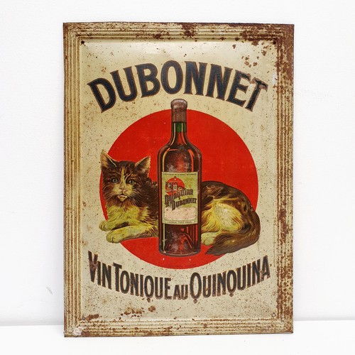 65 - A metal sign, Dubonnet, 37 x 26 cm