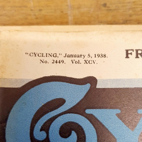 101 - Assorted Cycling Weekly magazines from 1937 to the 1980s (box)