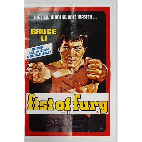 215 - Fist Of Fury, Part II (1970s), half British quad double bill poster, 78 x 52 cm