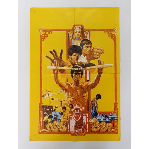 220 - Bruce Lee Enter The Dragon (1973), film poster, 76 x 51 cm