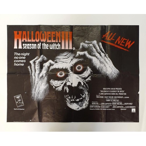 241 - Halloween III Season of the Witch (1982), British quad film poster, 76 x 101 cm