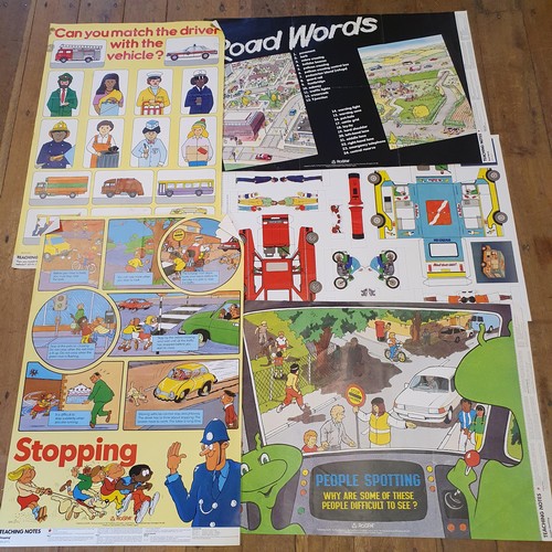 124 - Assorted ROSPA road safety and automotive educational posters  
Provenance:  Sold on behalf of SNCB ... 