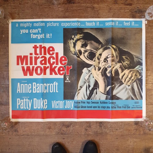 251 - The Miracle Worker (1962), British quad, 76 x 101 cm