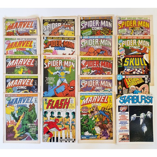 270 - British Edition The Flash, No 1, and assorted other comics