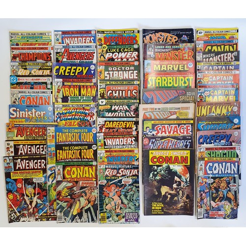 276 - Assorted Marvel comics to include Defenders, Captain America, Conan, UK editions and Charlton Comics... 