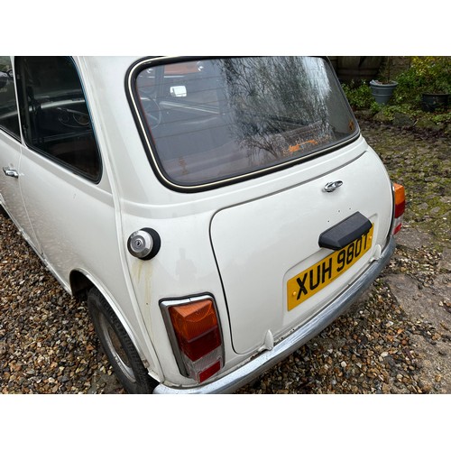 21 - 1978 Austin Morris Mini 1000
Registration number XUH 980T
Engine number 23628
Just over 25,500 recor... 