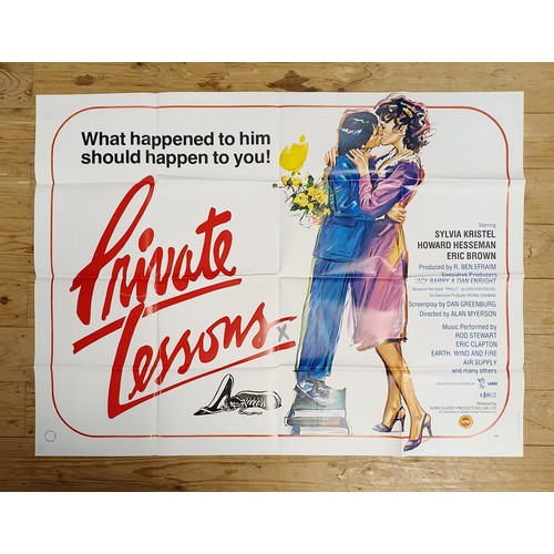 202 - Private Lessons (1981), British quad film poster, 76 x 101 cm