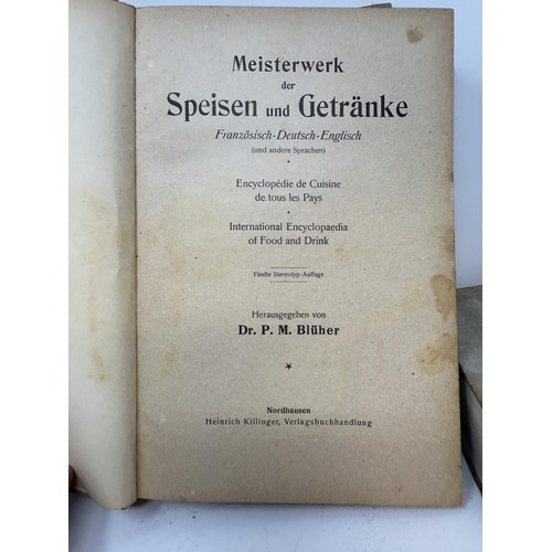 573 - Bluher (Dr P M), Meisterwerk Der Speisen Und Getranke, Encyclopedie De Cuisne De Tous Les Pays, (Int... 