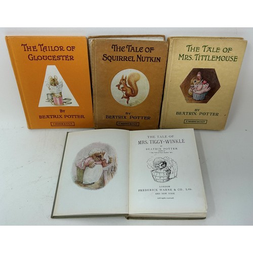 610 - Potter (Beatrix), The Tale Of Mrs Tiggy Winkle, and three others (4)  Provenence:  Sold on behalf of... 