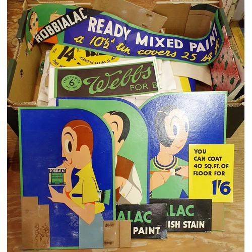 153 - Assorted Skelton Tested Tools advertising posters, and other advertising items (box)