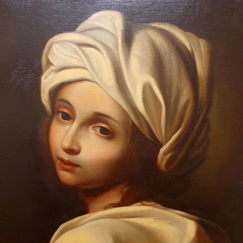 652 - 20th century, Continental school, portrait of a Sybil, oil on canvas, 60 x 48 cm